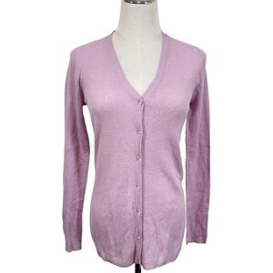 VS Body by Victoria Cashmere Silk Ribbed Cardigan Sweater Size S Y2K RARE NWOT